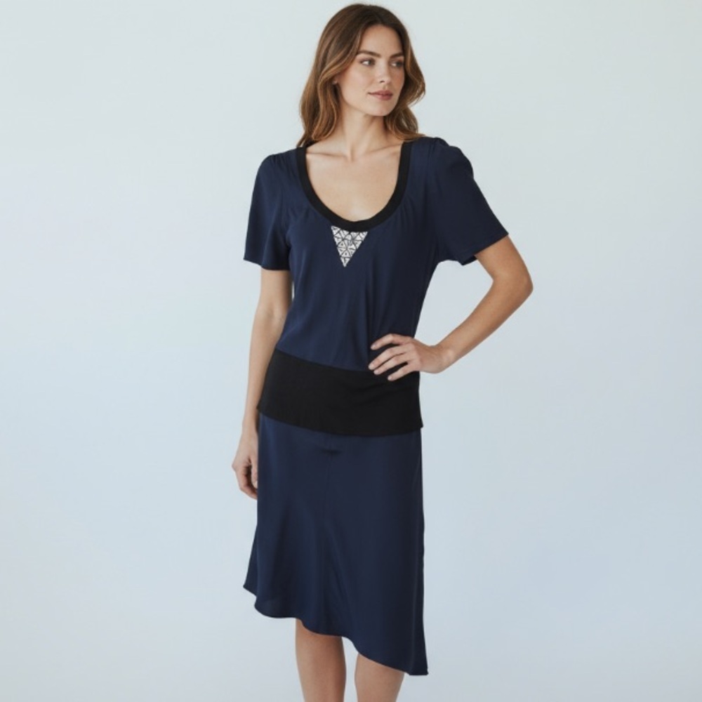 Vena Cava Alaster 100% Silk Asymmetrical Dress NWT